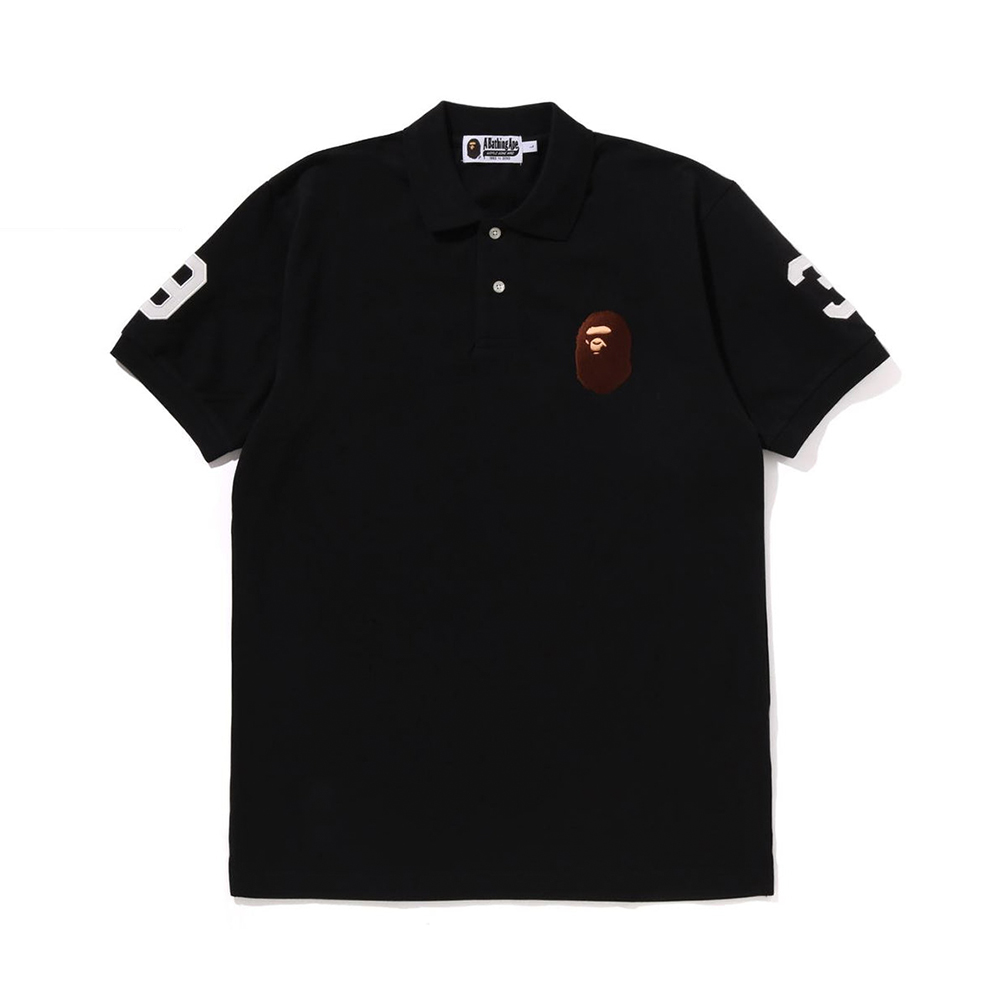 베이프 반팔티 LARGE APE HEAD POLO BAPEC 1L25-112-001 - 상세 이미지 2