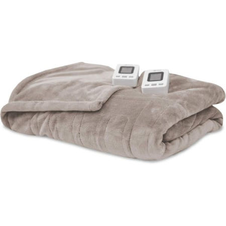 SensorPEDIC [해외]센서세이프, 킹, 카푸치노가 포함된 센서페딕 온열 전기 담요