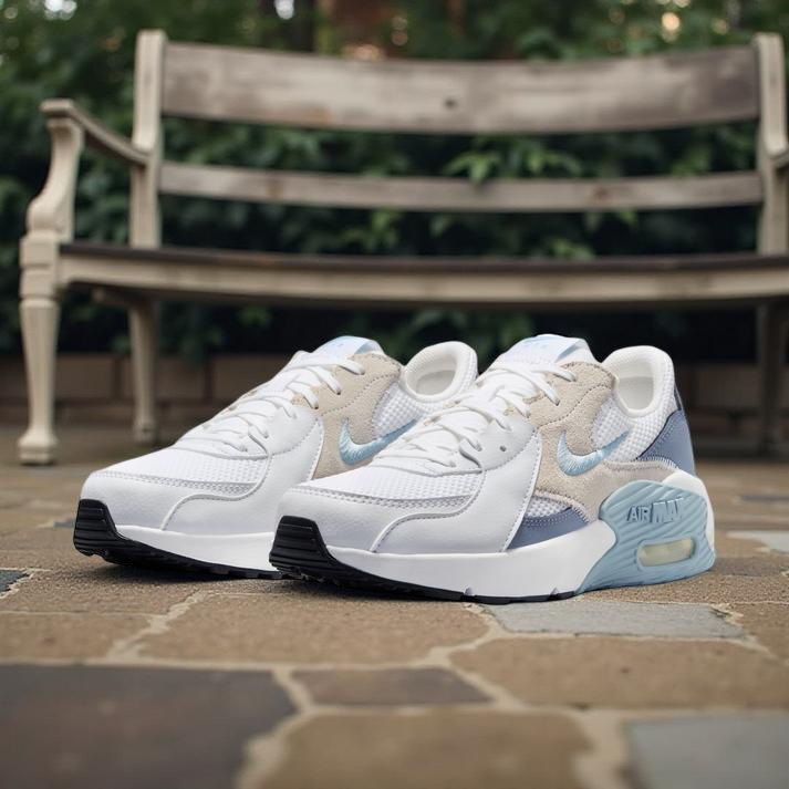 나이키 엑시 여성 스니커즈 운동화 화이트 블루 CD5432-138