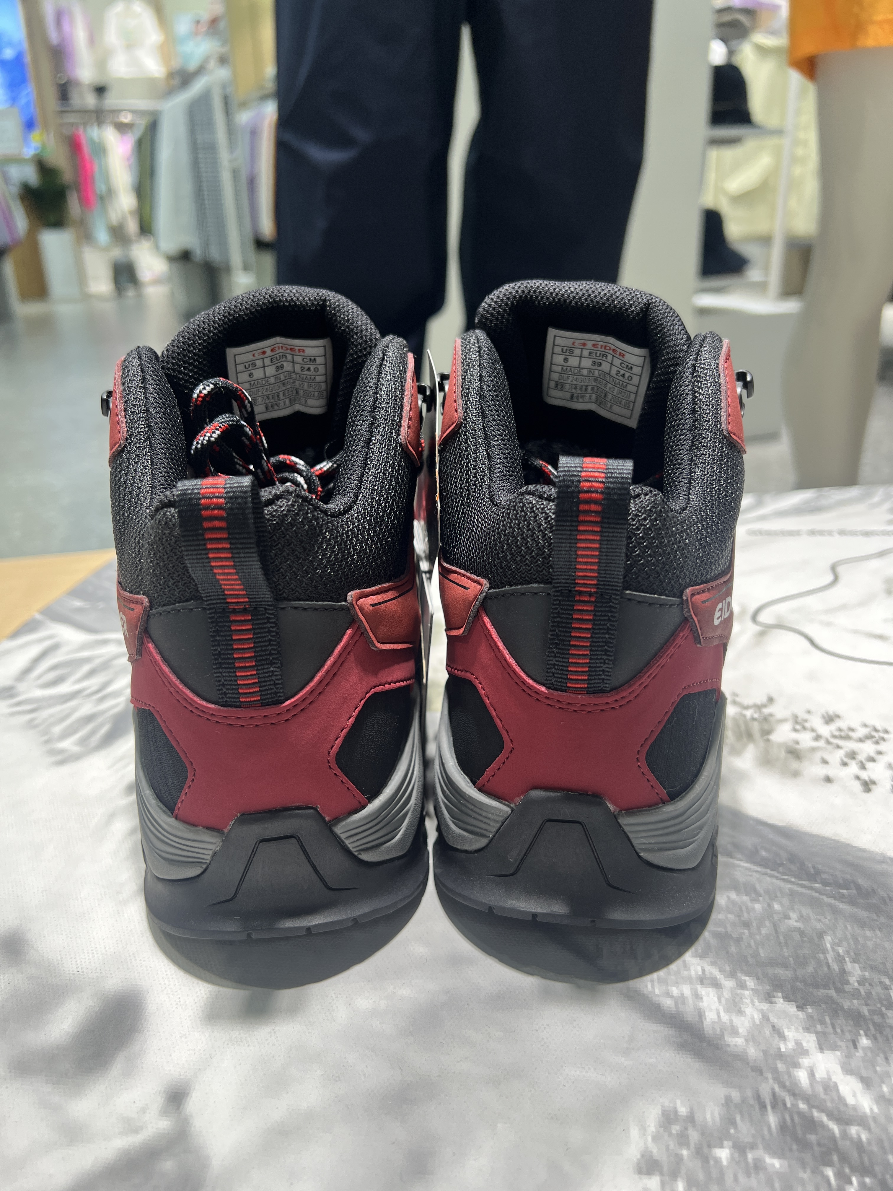 아이더 고어텍스 등산화 방수 미드컷 헥타르 F24G0 레드, 265 - 상세 이미지 5