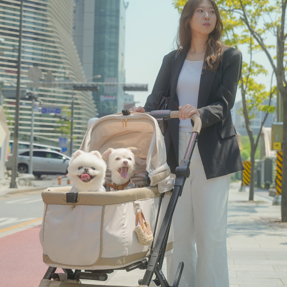 로띠에 노블레스돔에어 일체형 돔A 강아지유모차 개모차