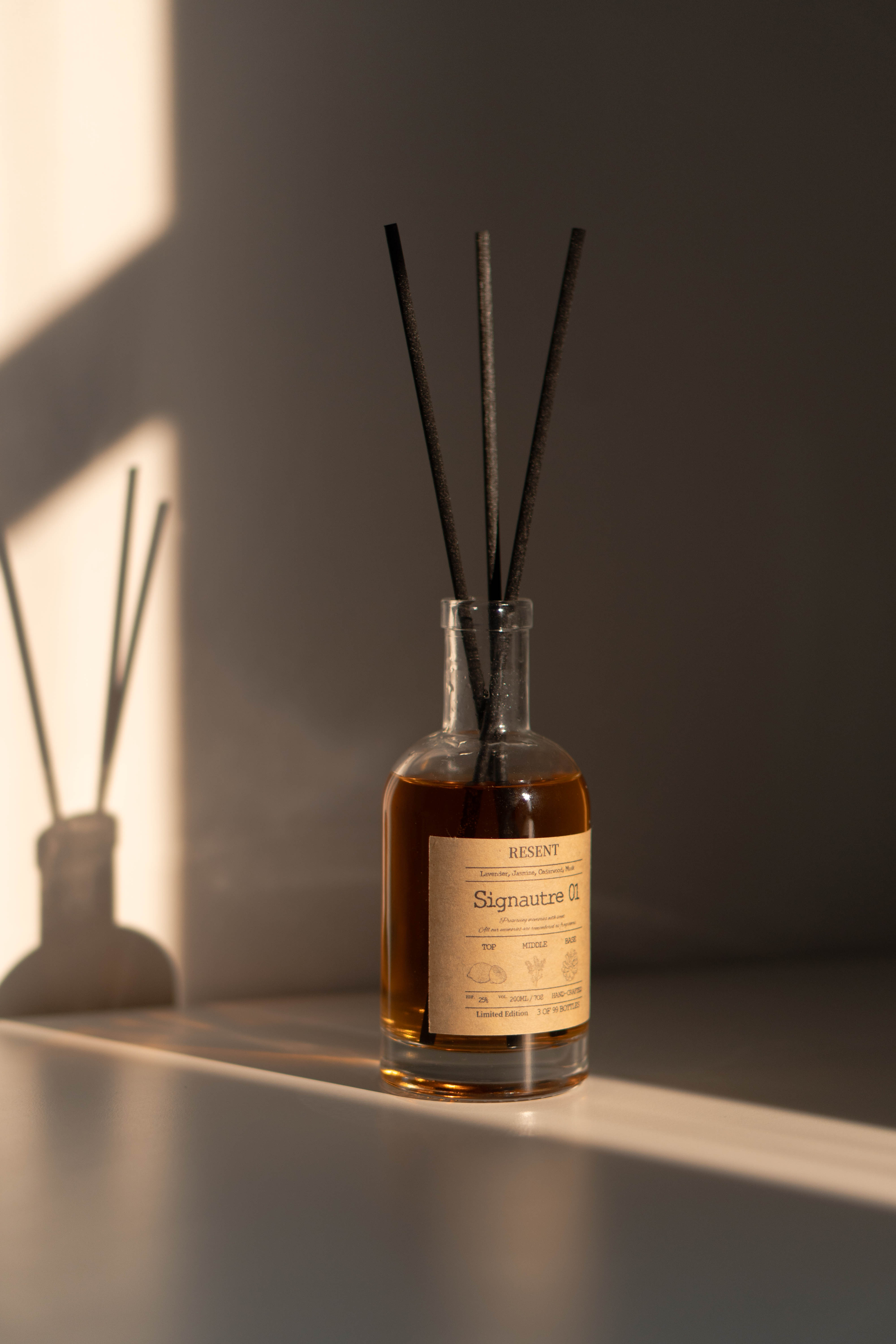 리센트 대용량 위스키 디퓨저 200ML 오브제 선물세트 - 상세 이미지 2