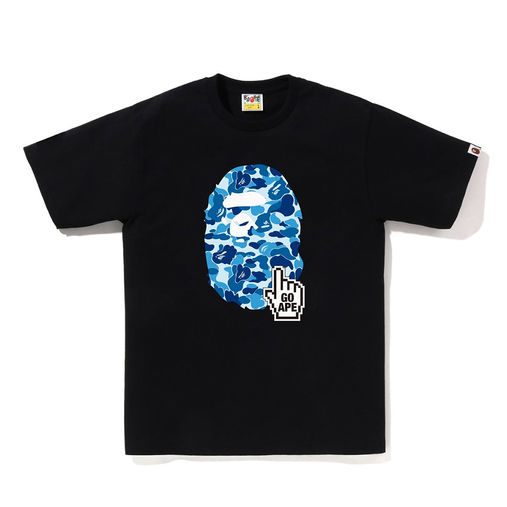 베이프 반팔티 ABC CAMO GO APE POINTER APE HEAD TEE BAPEC 1L25-110-014 - 상세 이미지 5