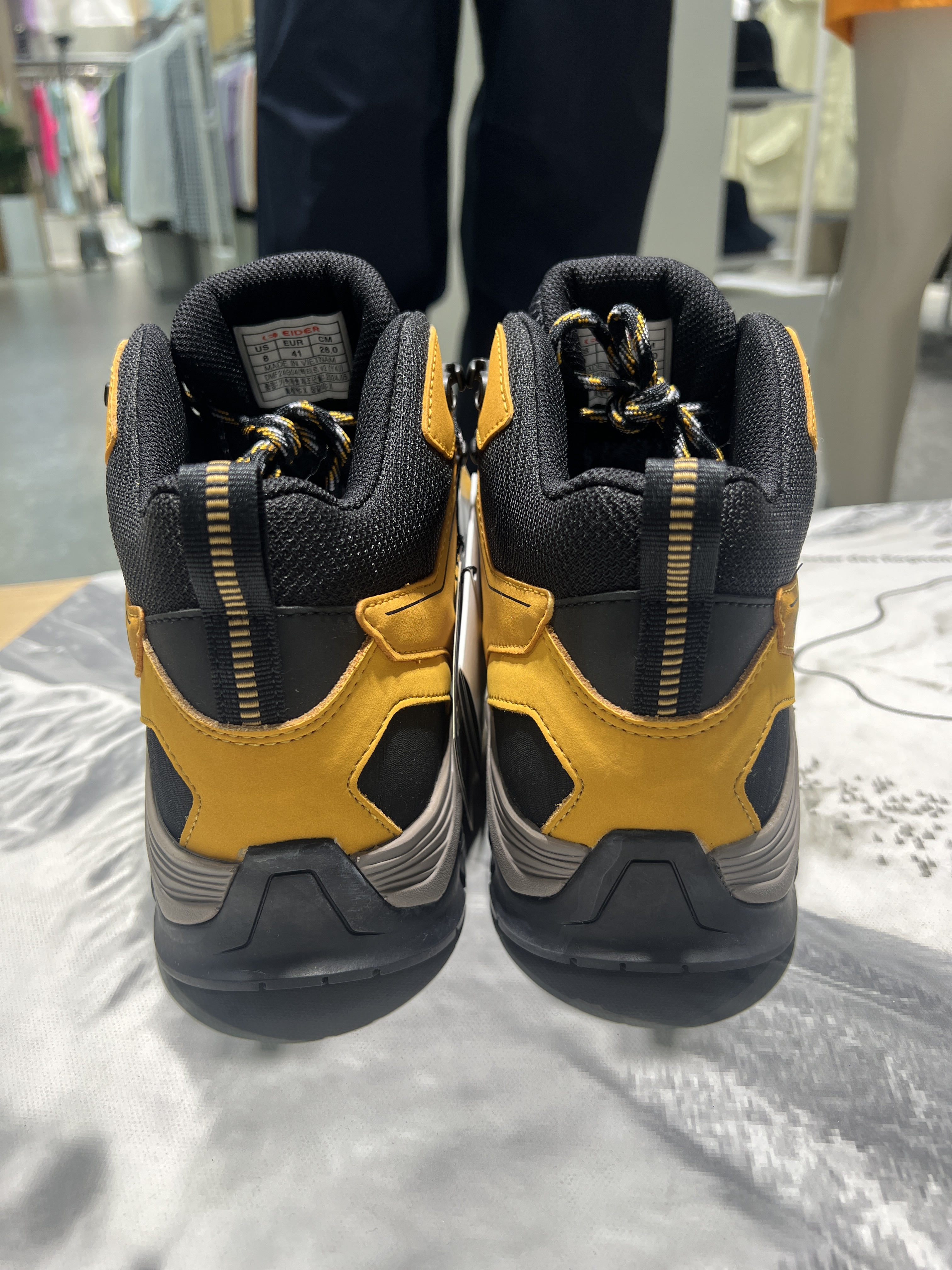 아이더 고어텍스 등산화 방수 미드컷 헥타르 F24G0 옐로우, 255 - 상세 이미지 5