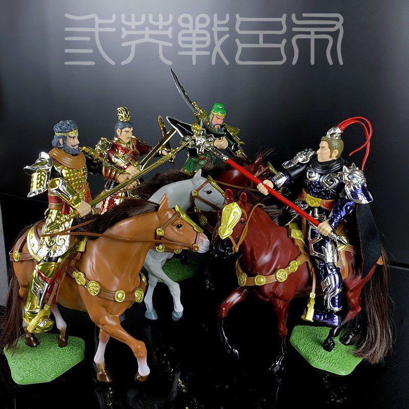 관우 피규어 말탄 미니어쳐 유비 제갈량 장비 삼국지 캐릭터 모형 장식 프라모델 - 상세 이미지 4