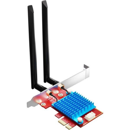 [해외]데스크탑 PC용 WiFi 7 PCIE 카드, 초고속 9.3Gbps, 인텔 BE200, 트라이밴드 320MHz, 최신 블루투스 5.4, 게임 스트리밍에 이상적, 윈도우 10/