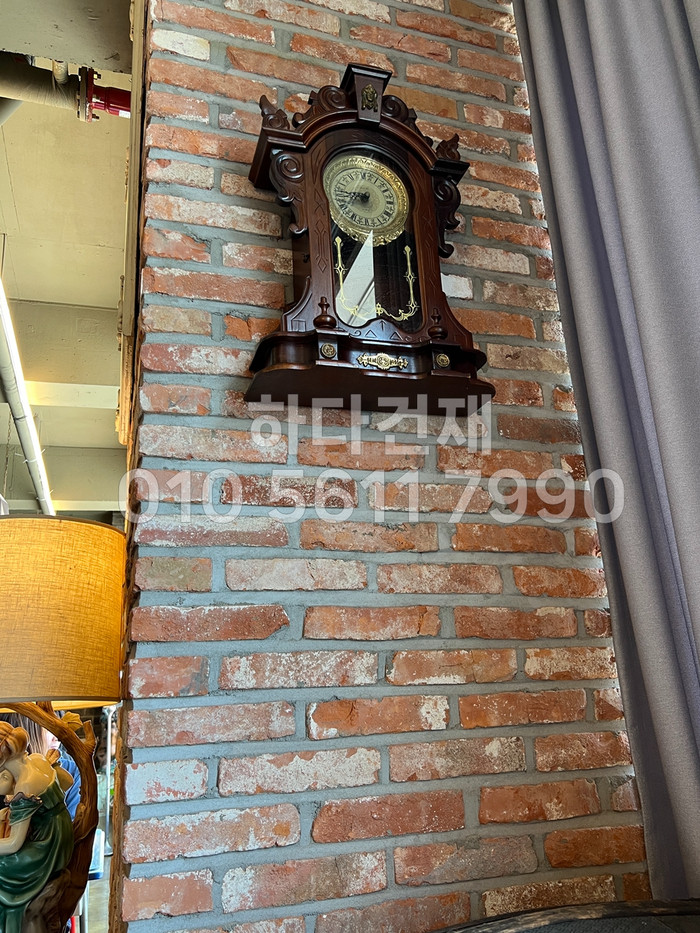 고벽돌타일 적고벽돌타일 240x55x20~22T 홍고벽돌 / 하다건재 시공사례