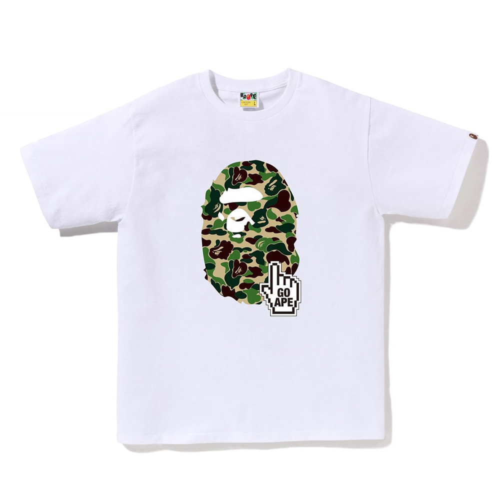 베이프 반팔티 ABC CAMO GO APE POINTER APE HEAD TEE BAPEC 1L25-110-014 - 메인 이미지