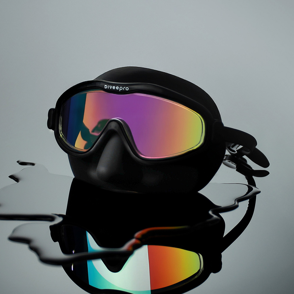 다이비프로 하프커버 수경 스노쿨링 물안경