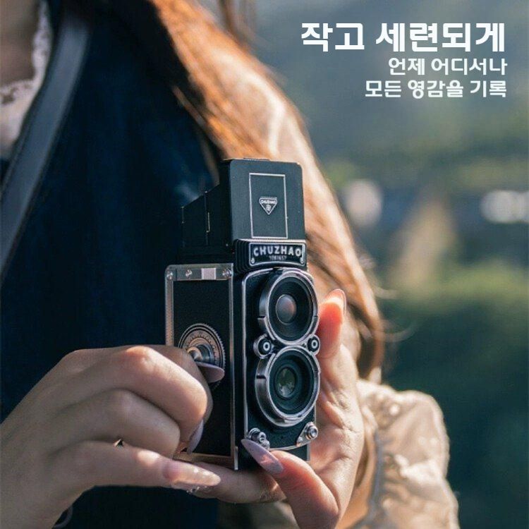 CHUZHAO 롤라이플렉스 클래식 인스턴트 카메라 고화질 입문용 디지털 카메라 M1 - 상세 이미지 4