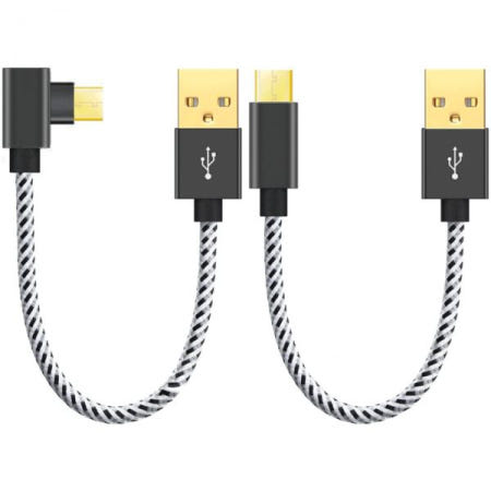 [해외]파이어 스틱용 USB 케이블, 아마존 마이크로 전원 TV 포트, 크롬캐스트, 로쿠 스틱, TiVo 스트림 4K, 2팩에서 스틱 전원을 공급하세요