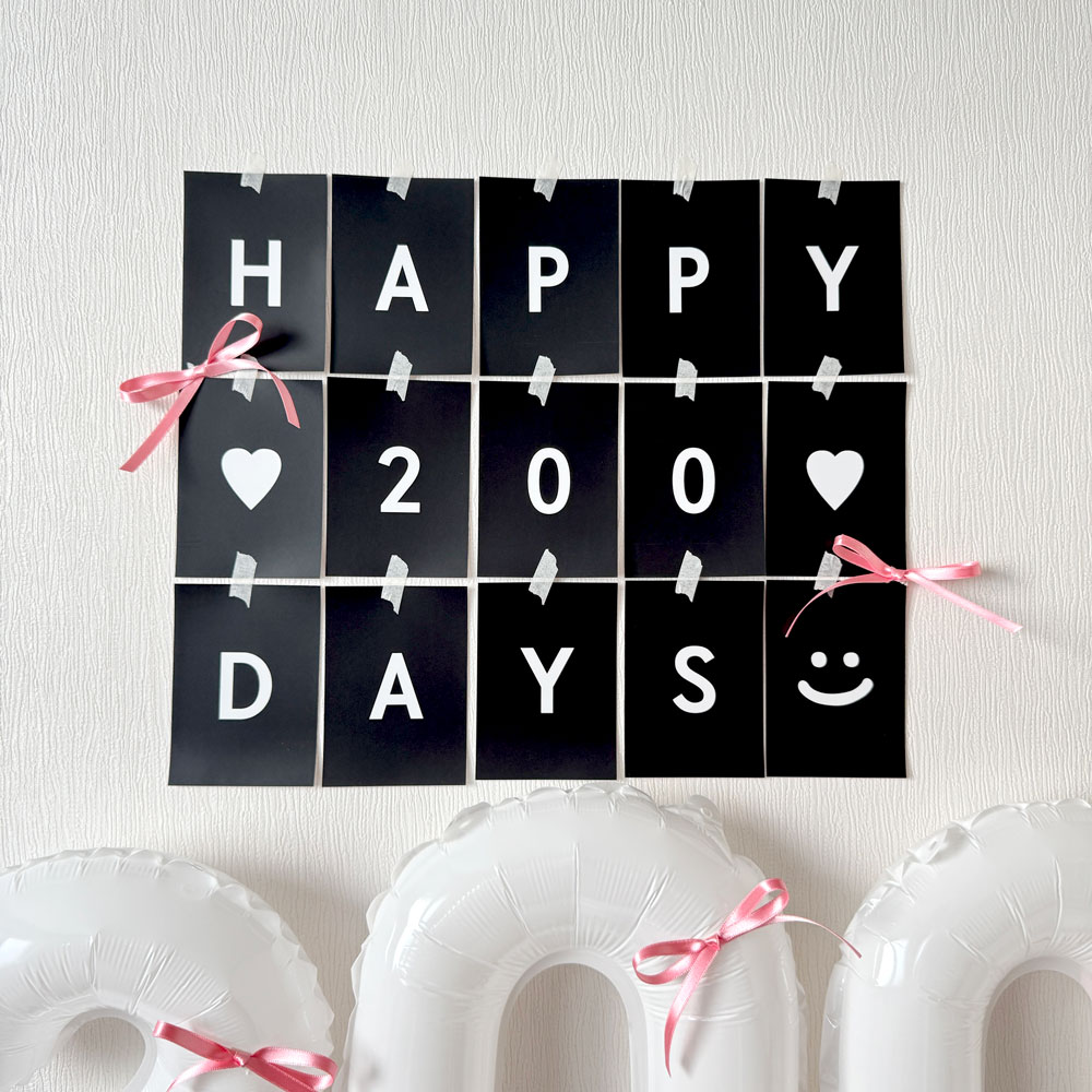아기 200일 풍선 50일 셀프촬영 미니숫자 천일풍선 300일 500일 풍선 - 상세 이미지 2