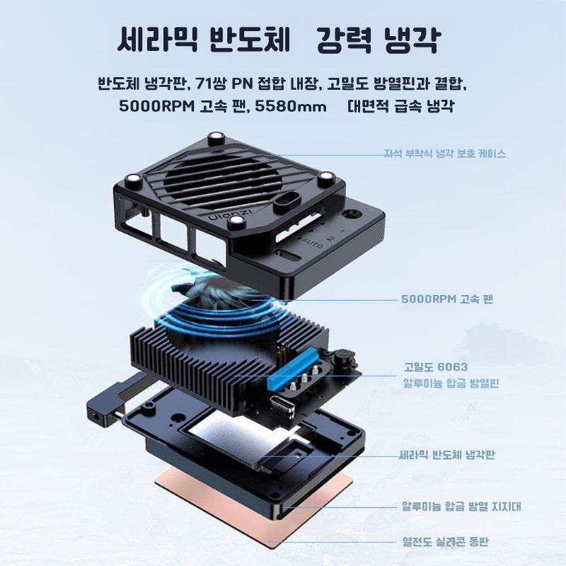 울란지 CU01 카메라 전용 반도체 쿨링팬 냉각팬 캐논 소니 니콘 호환 - 상세 이미지 2