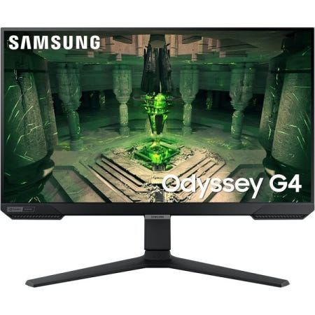 Samsung [해외]삼성 25인치 오디세이 G4 시리즈 FHD 게이밍 모니터, IPS, 240Hz, 1ms, G-Sync 호환, AMD 프리싱크 프리미엄, HDR10, 울트라와이드 게임 뷰,