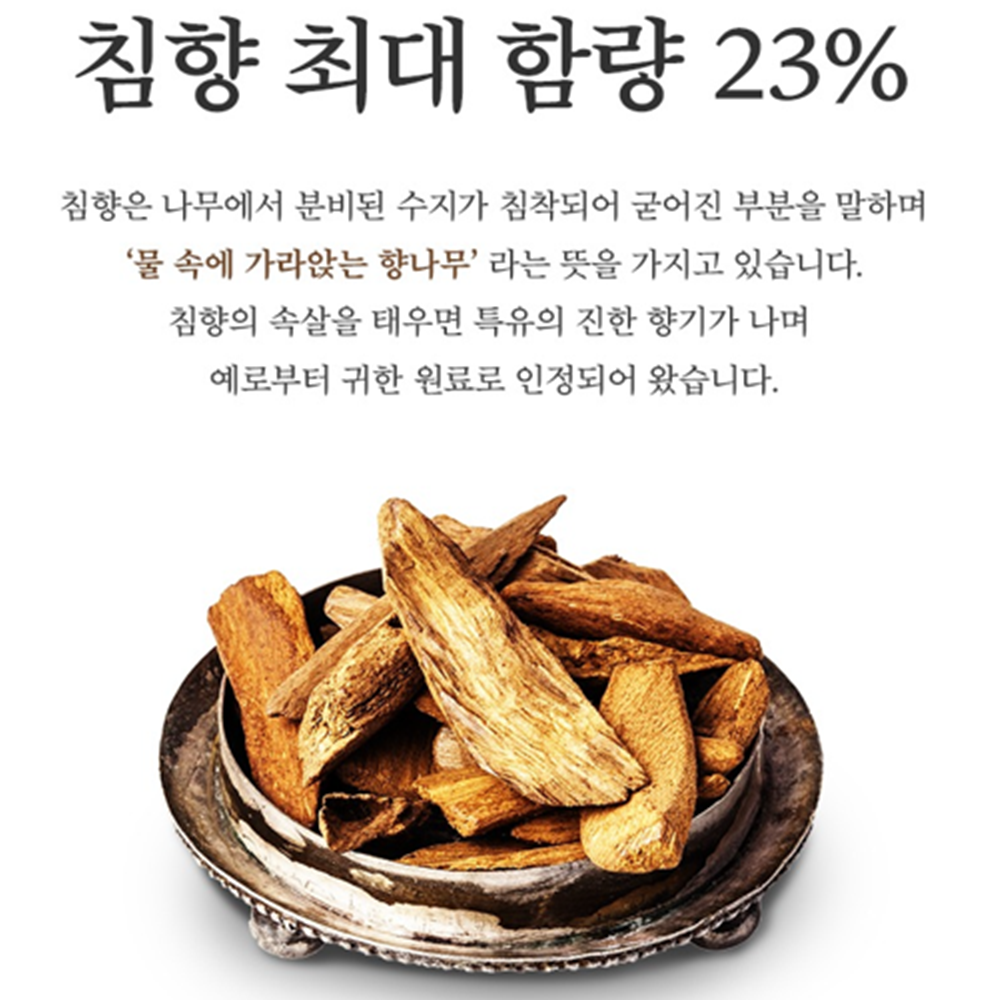 김소형원방 영묘사향 녹용 침향단 32환 2박스 침향 23% 기력 활력 원기 보충 건강 환 - 상세 이미지 3