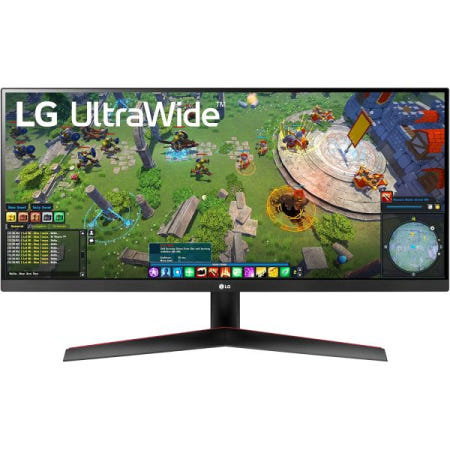 [해외]LG 29WP60G-B 울트라와이드 모니터 29인치 21:9 FHD(2560 x 1080) IPS 디스플레이, sRGB 99% 색역, HDR 10, USB 타입-C 연결,