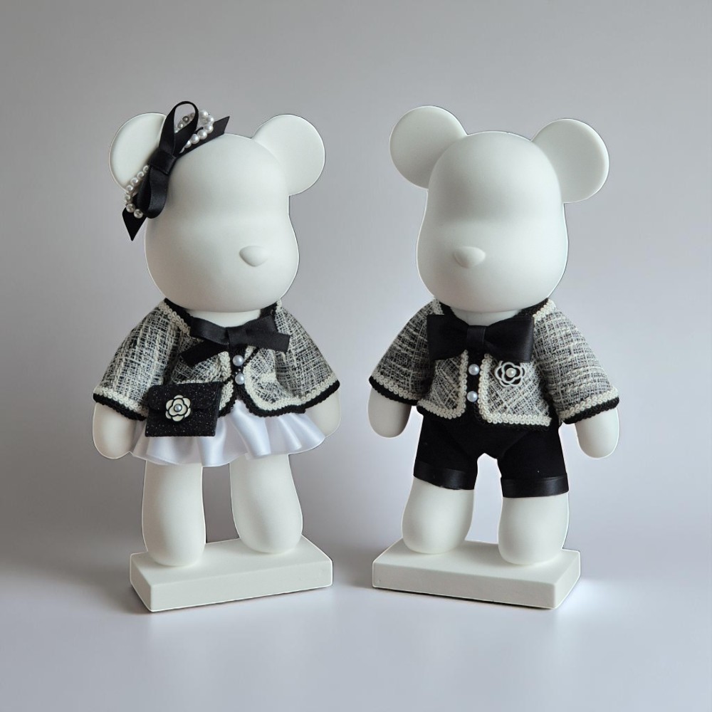 빅베어브릭 대형베어브릭 석고 방향제 인테리어소품 C의상세트 센슈얼