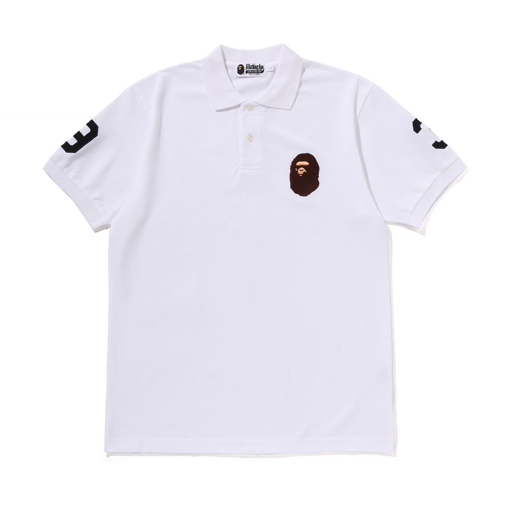 베이프 반팔티 LARGE APE HEAD POLO BAPEC 1L25-112-001 - 상품 이미지