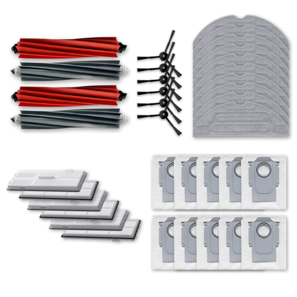 [호환] 로보락 S8 Plus 소모품 물걸레 더스트백 필터 브러쉬 6개월 구성품