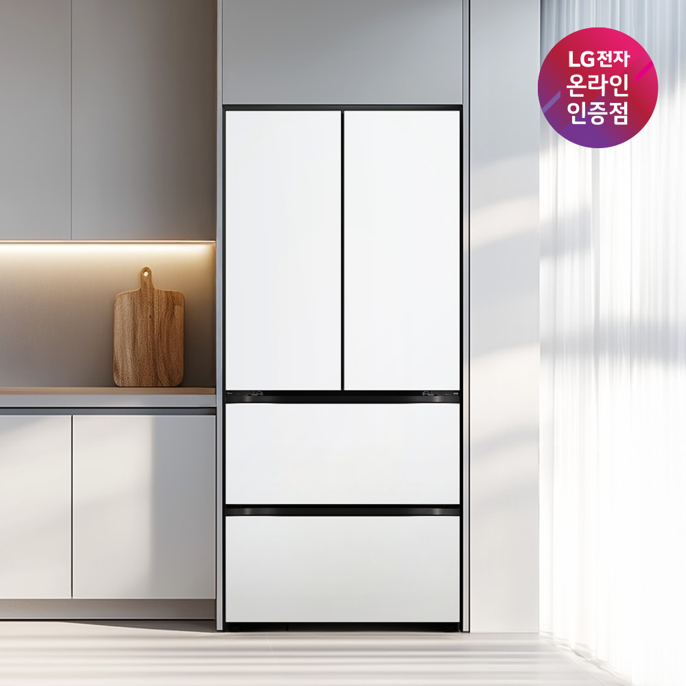 LG 디오스 오브제컬렉션 김치톡톡 Fit & Max Z484MQQ123S (메탈/에센스화이트+에센스화이트) 빌트인