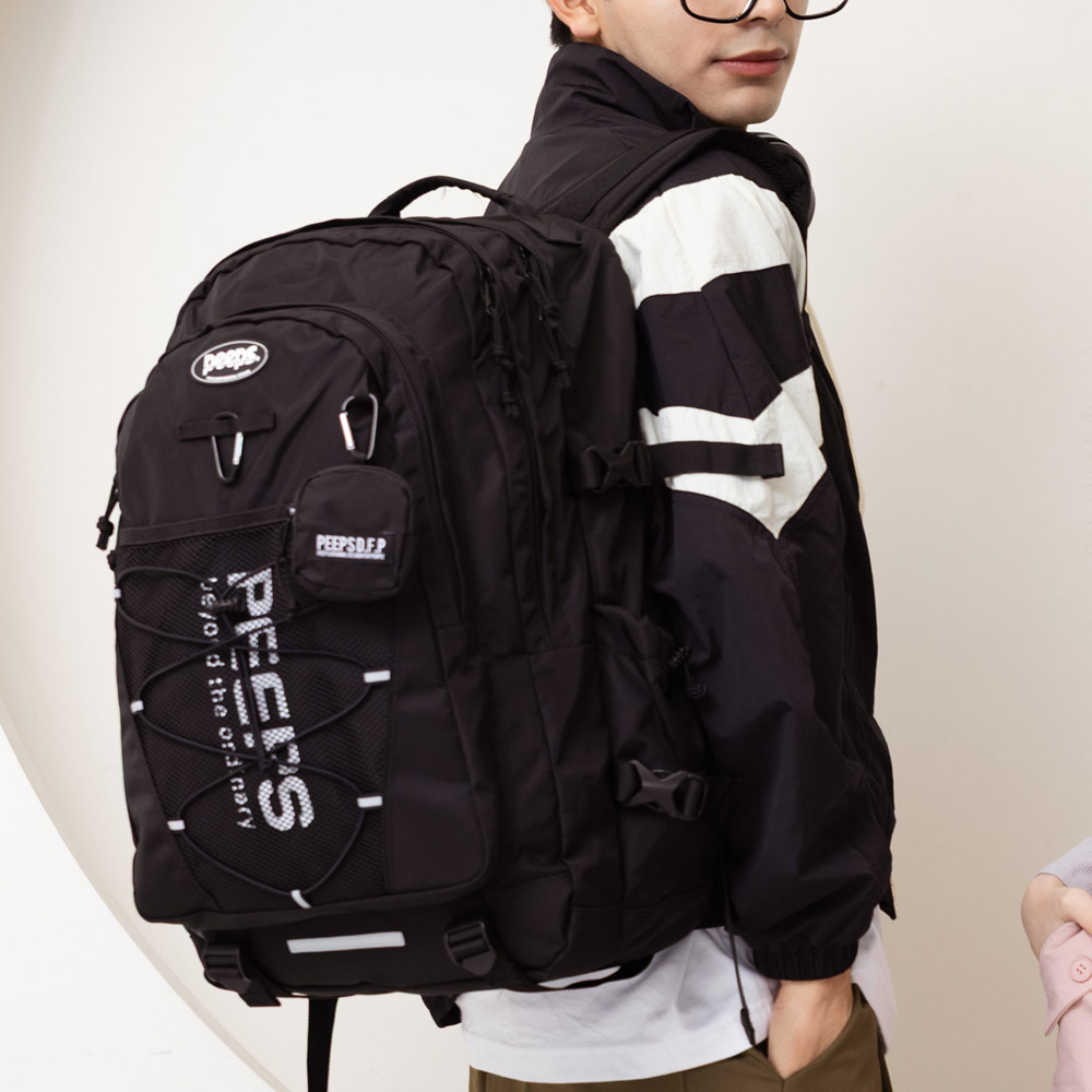 Driftline backpack(Black) 빅백 유스백팩 - 상세 이미지 2