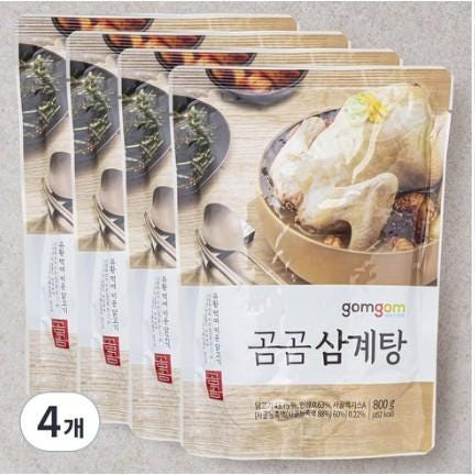 곰곰 삼계탕, 800g, 4개
