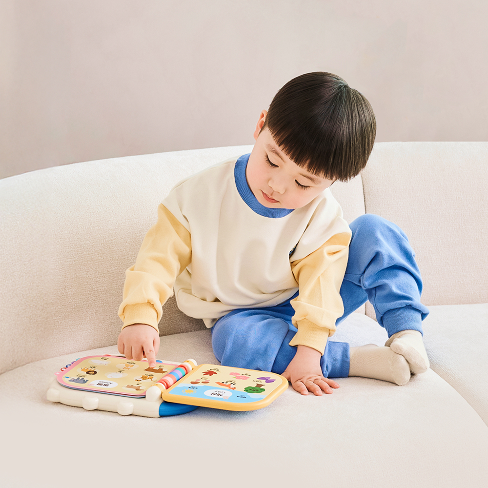 아띠래빗 아기 사운드북 돌아기책 한글 영어 퀴즈 멜로디 장난감 - 상세 이미지 2