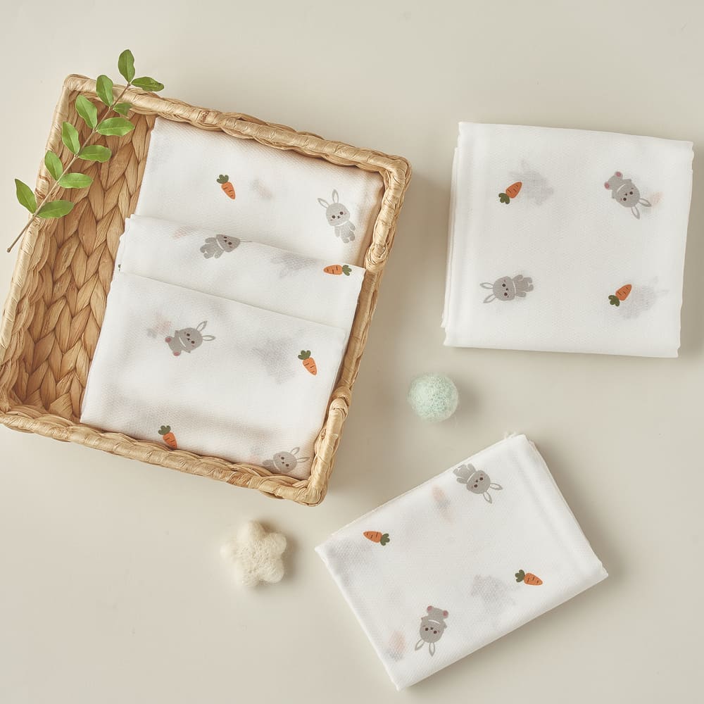 아가짱 밤부 아기 천기저귀 에어 당근토끼 5매