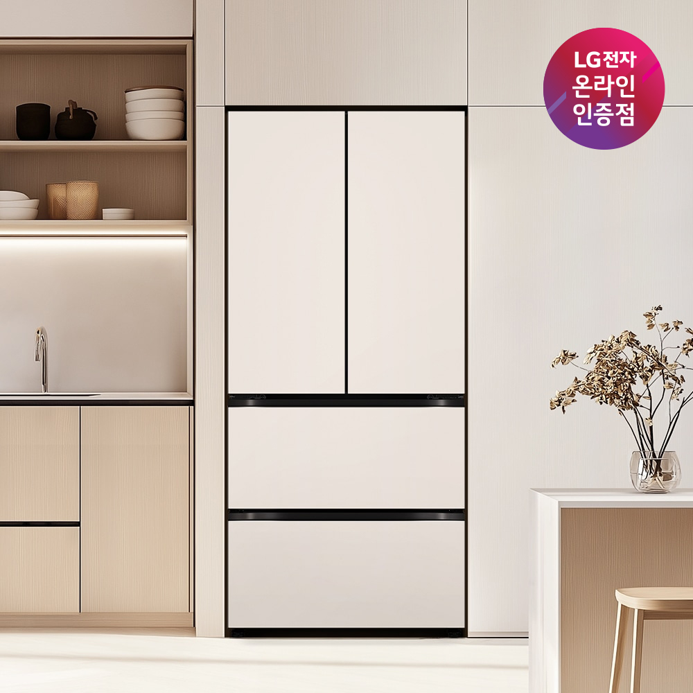 LG 디오스 오브제컬렉션 김치톡톡 Fit & Max Z484GGG123S (글라스/토프+토프) 빌트인