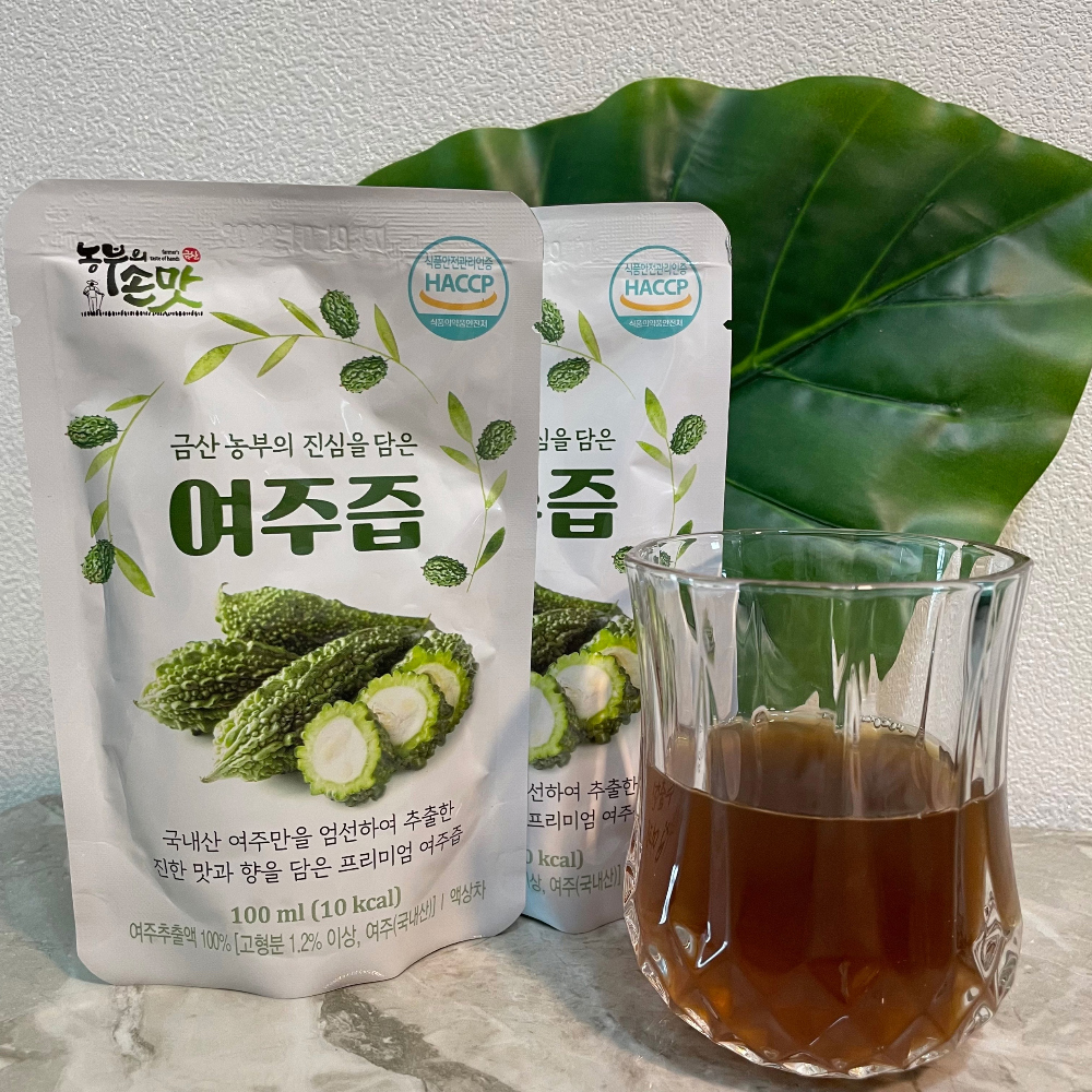 여주즙 100ml 50입 당뇨 건강 야채즙 이미지 6