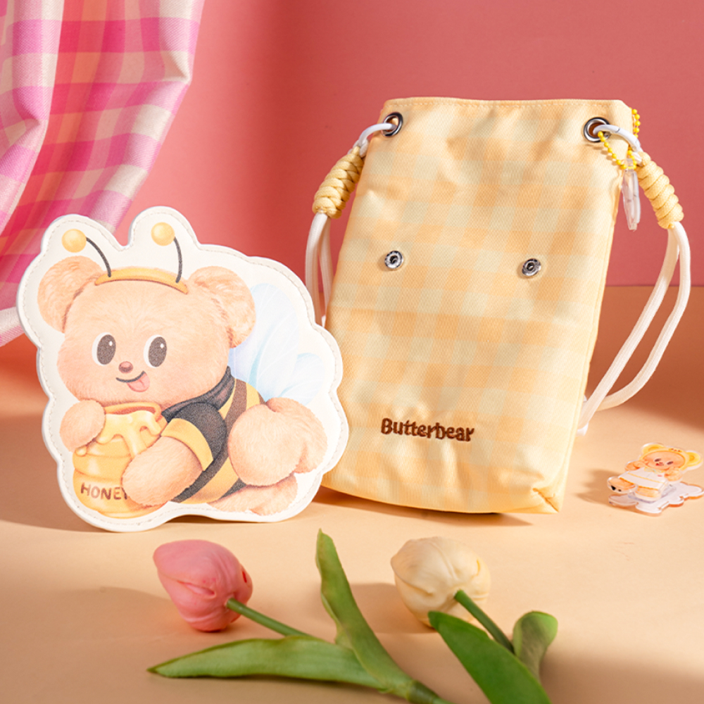 버터베어 슬림 휴대폰 크로스백 탈부착 미니파우치 포함 - 상품 이미지
