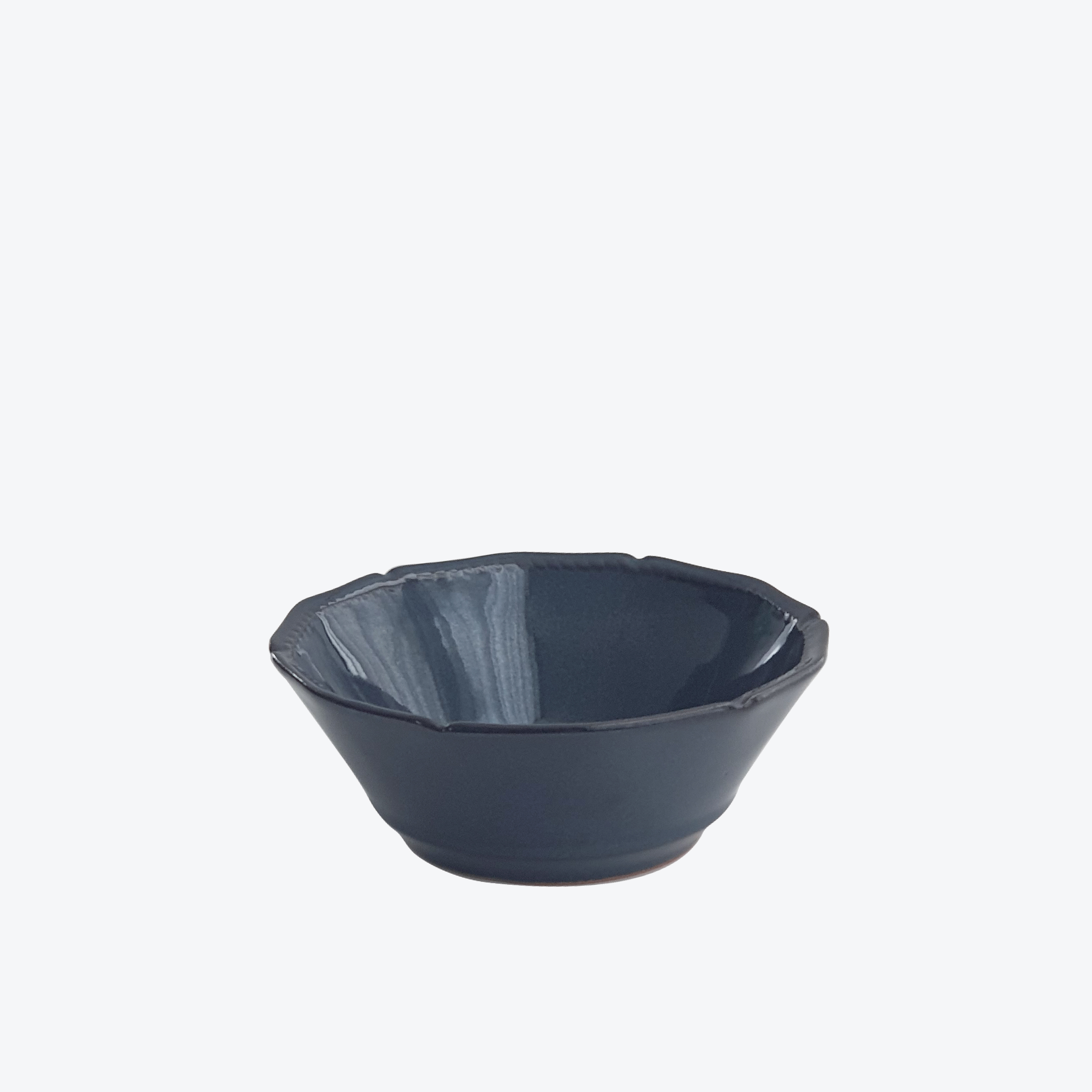 [에지리x마루신] 라코에나 도자기 대접 국그릇 15cm, 미드나잇블루 - 상품 이미지