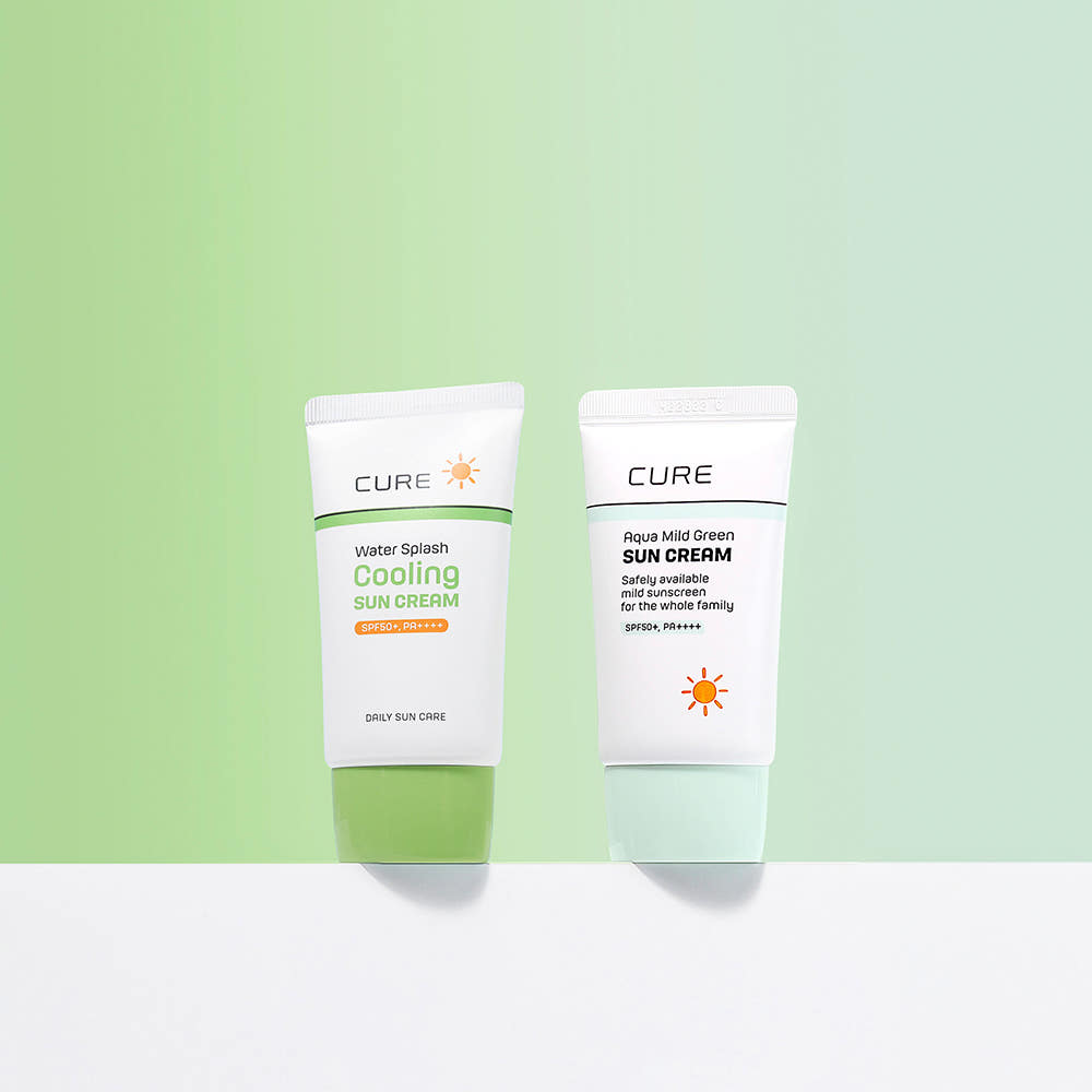 [김정문알로에] 쿨링 선크림 40ml +그린 선크림 40ml 2종 SET (SPF50+,PA++++ ) - 상품 이미지
