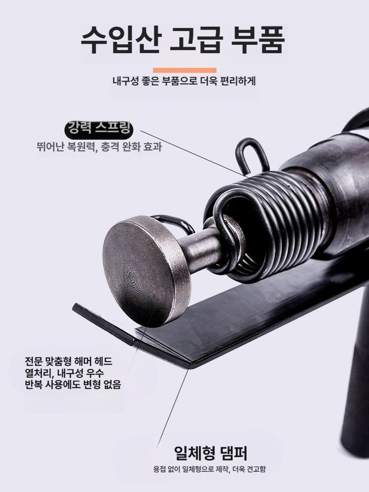 에어 망치 산업용 공압 카 에어뿌레카 선박 해머 320S 표준 모델 1.5 320S 초강력 업그레이드 0.5-1.5 A - 상세 이미지 4