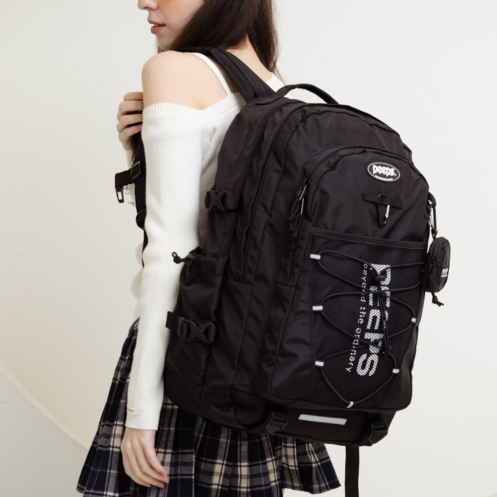 Driftline backpack(Black) 빅백 유스백팩 - 상세 이미지 3