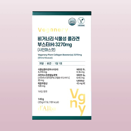 달바 식물성 콜라겐 부스터 샤인머스캣맛 14개입X3개 - 상세 이미지 3