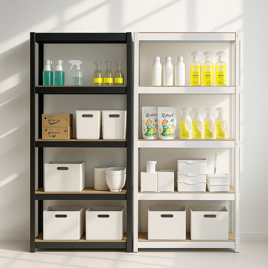 철제수납장 베란다 거실 수납장 틈새 조립식 다용도 400300900 5단