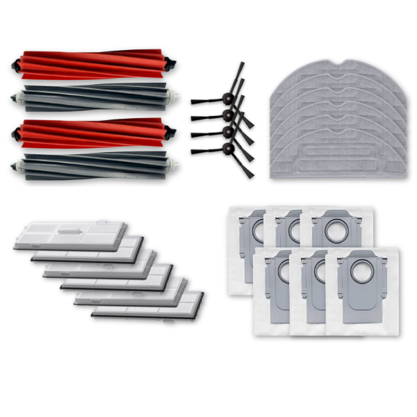 [호환] 로보락 S8 Pro Ultra 소모품 물걸레 더스트백 필터 브러쉬 6개월 구성품