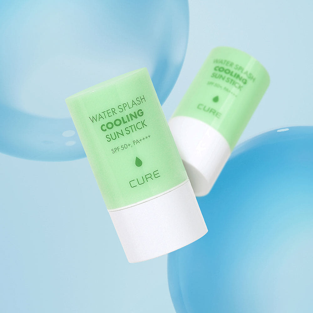 [김정문알로에] 워터 스플래쉬 쿨링 선스틱 (SPF50) [얼음자차] 23g, 2개
