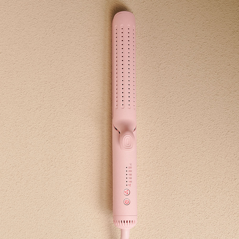 라우룸 쿨링랩 봉 고데기 쿨링펌 이용실 전문가용 고데기 뿌리볼륨 매직기 체리핑크