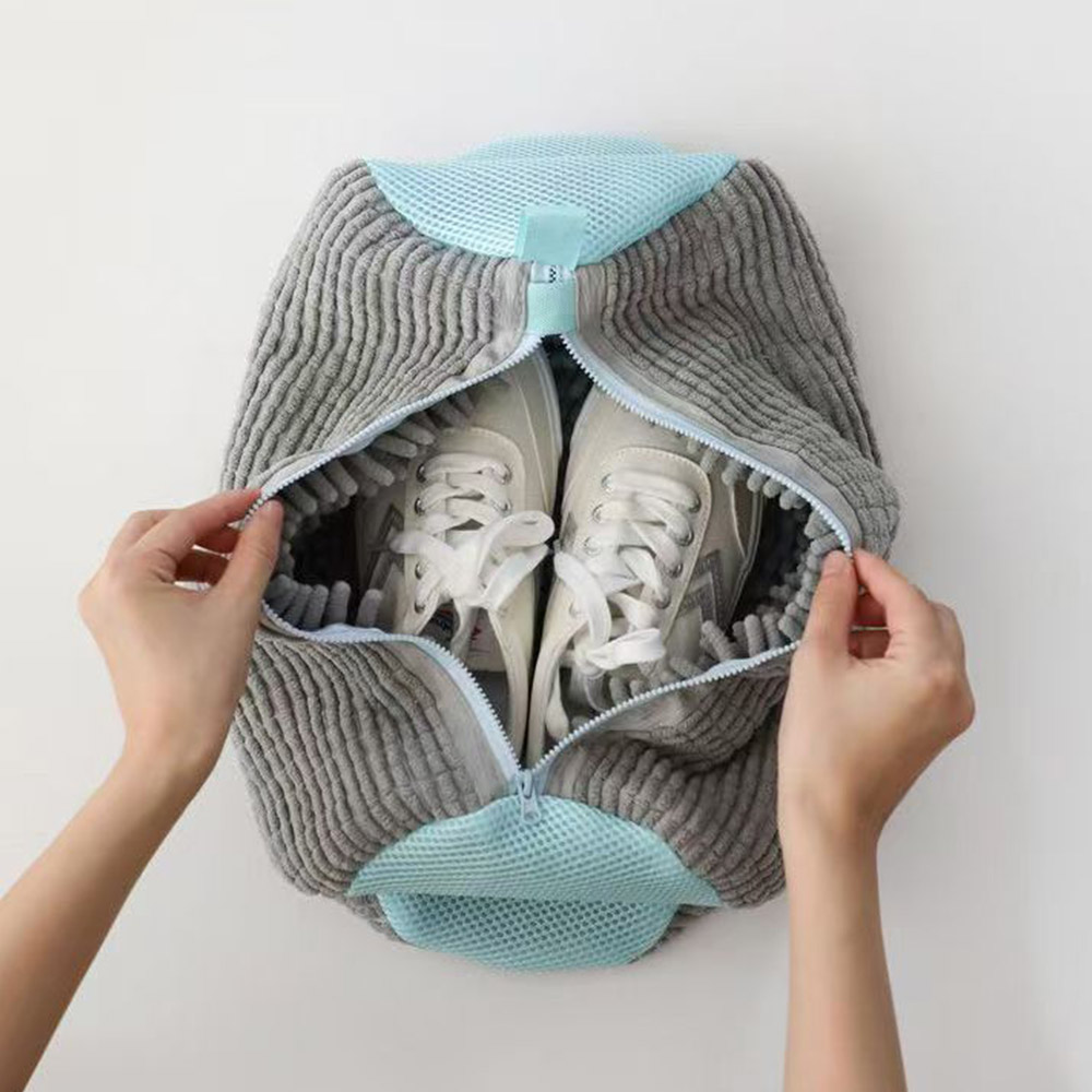 운동화 세탁망 신발 전용 초간편 극세사 빨래망 2P