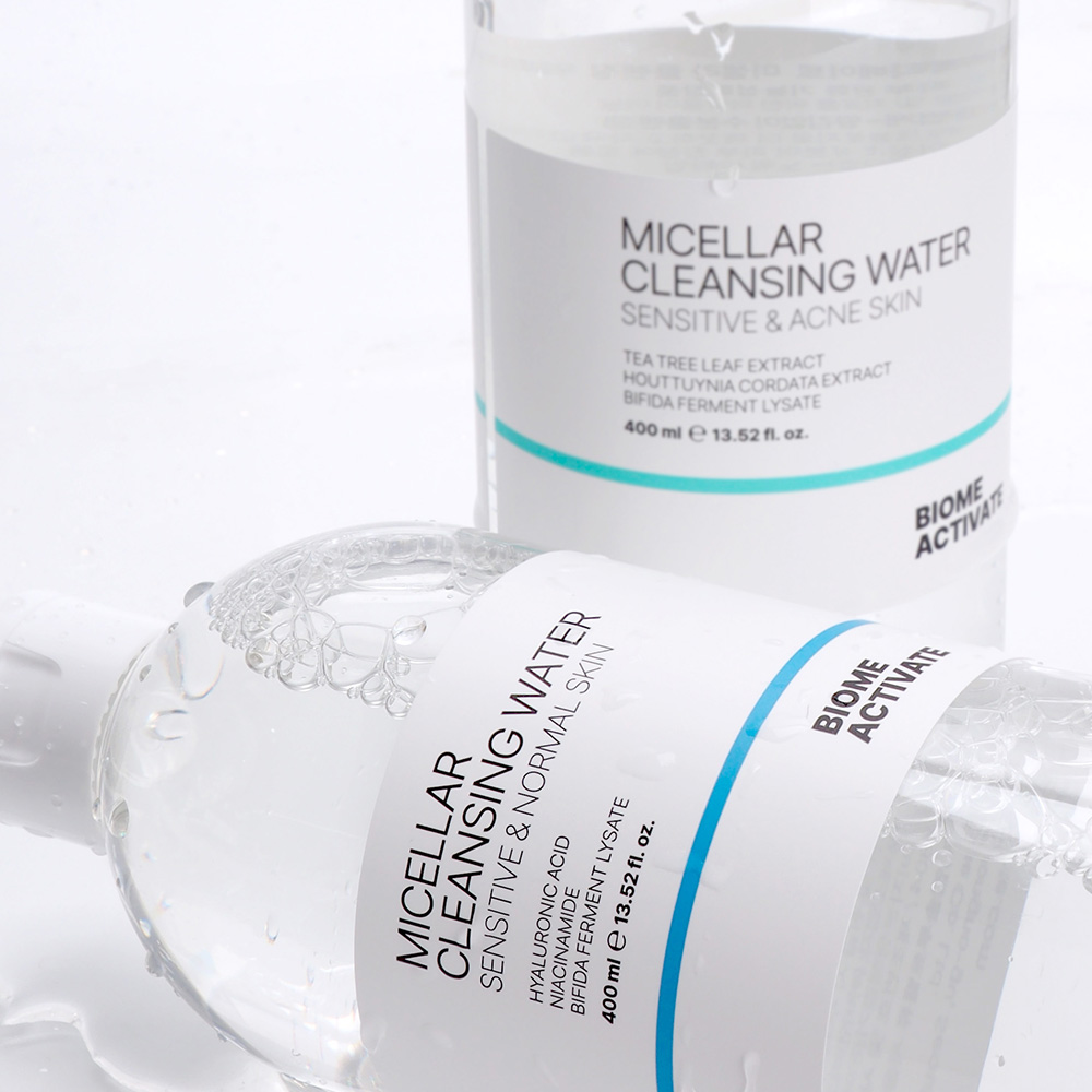 [바액] [2개] 미셀라 클렌징 워터 센시티브 [400ml] 강력세정 노워시 촉촉클렌징 트러블클렌징 미셀라워터 약산성