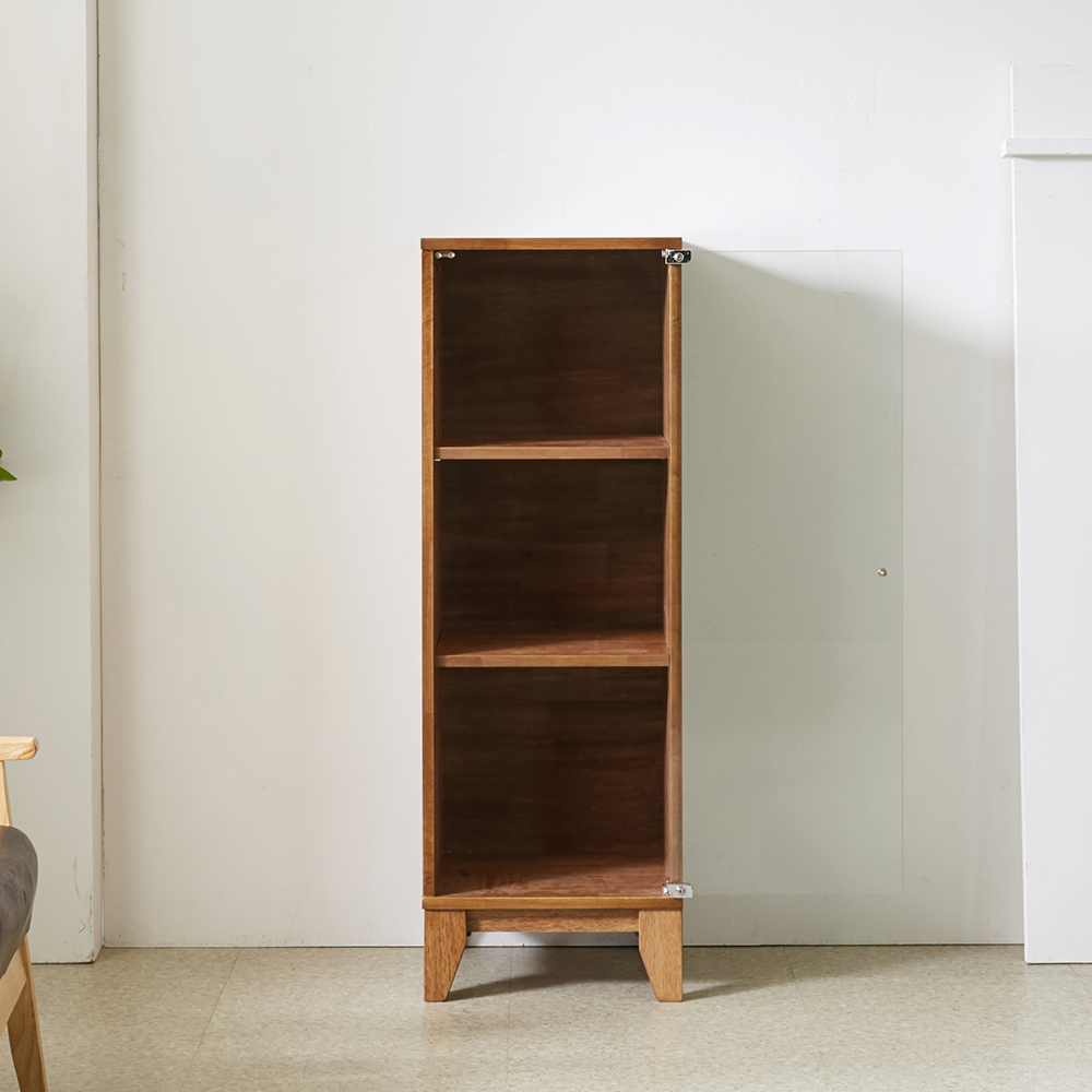 리피 원목 양주장 위스키 거실 장식장 와인 유리 미니 진열장