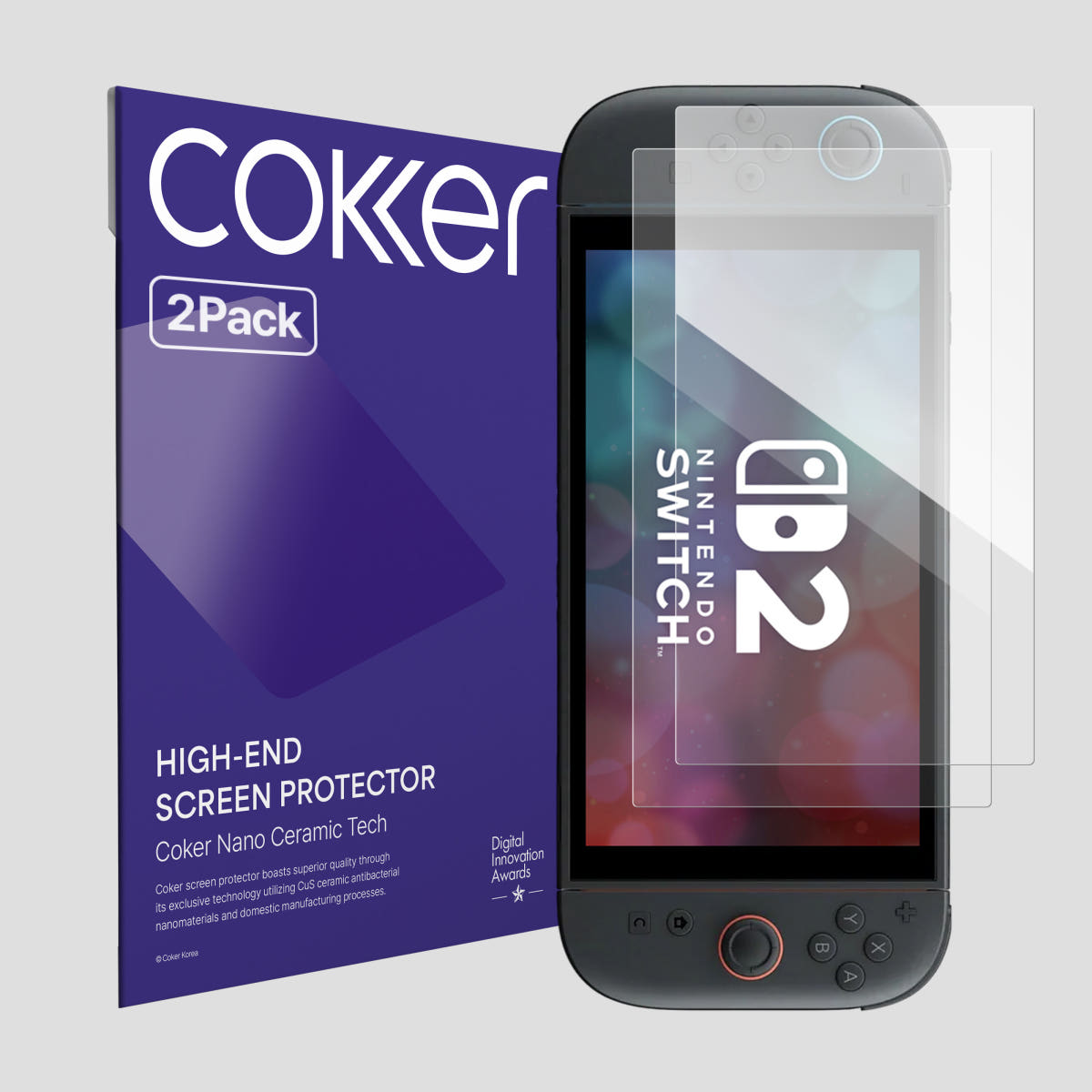 코커 닌텐도스위치2 항균 블루라이트차단 게이밍 강화필름 2매 가격 비교 COKER 코커 닌텐도스위치2 항균 블루라이트차단 게이밍 강화필름 2매