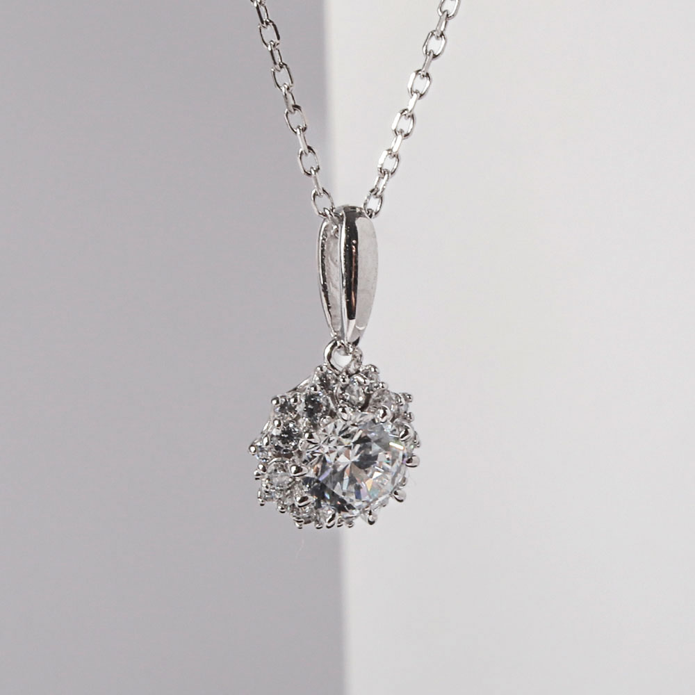 5부 천연 다이아 글로리 펜던트 목걸이 (현대,우신,GIA 감정서) - 메인 이미지