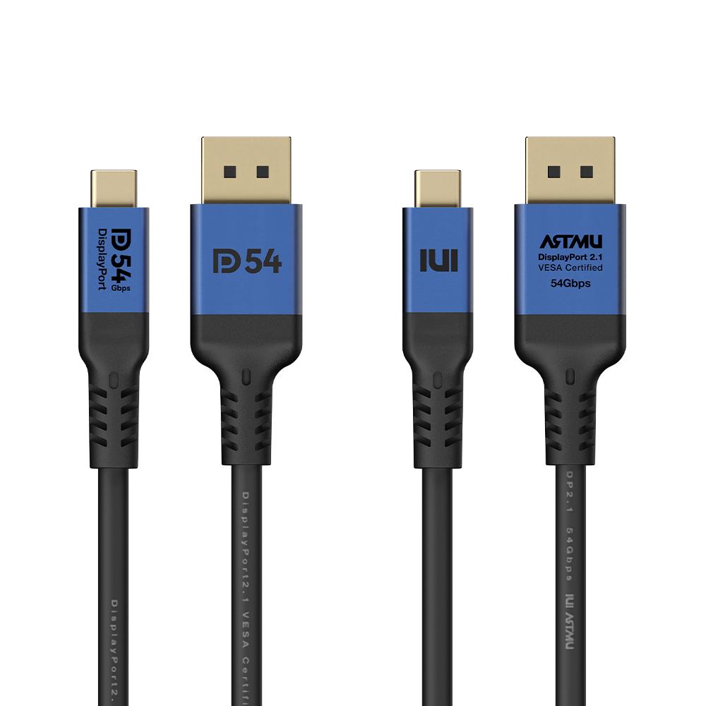 VESA 인증 C타입 to DP 2.1 DP54 16K DisplayPort 케이블 1m 이미지 2