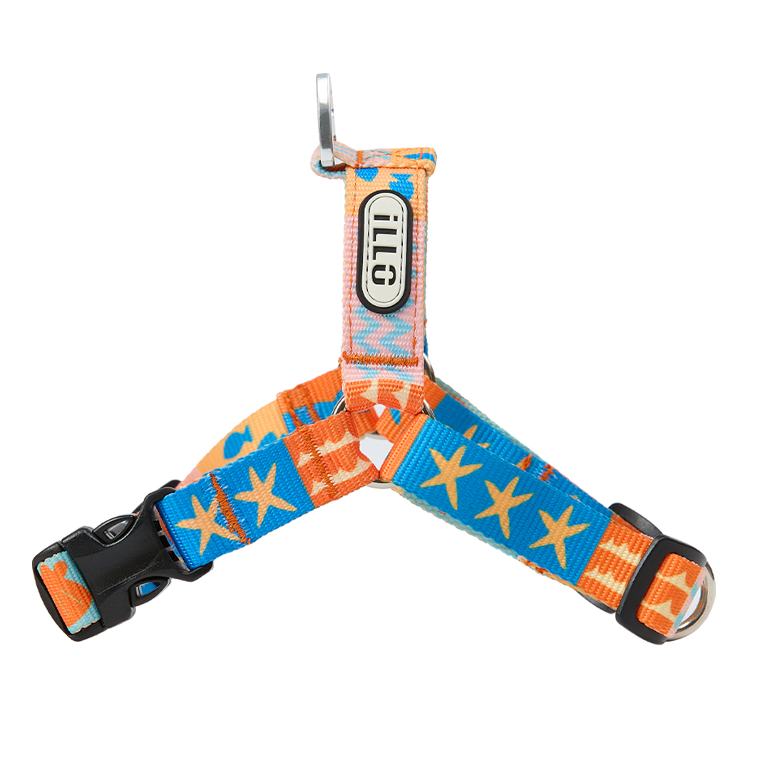 일로 하네스 (L형) 강아지 반려견 소형견 중형견 가슴줄 샌드페블스, M