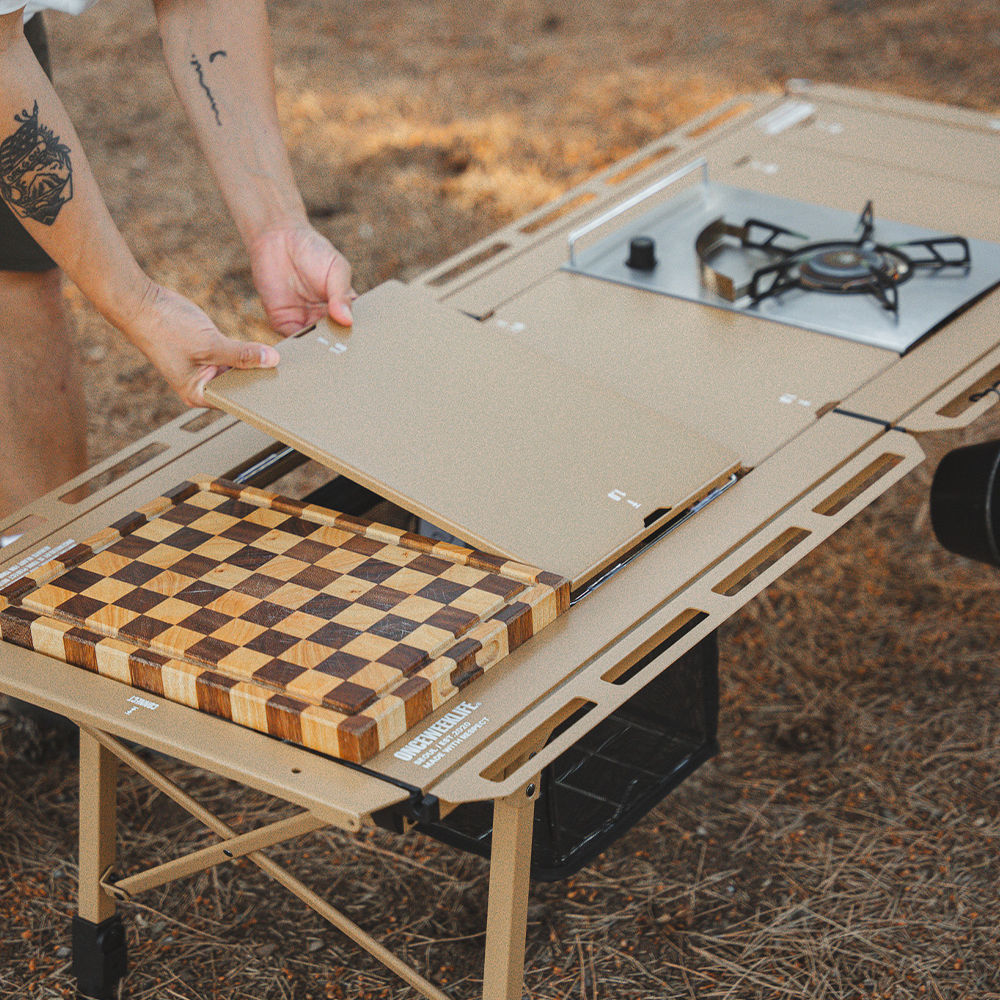 원스위크라이프 캠핑 IGT 접이식 테이블 L, 베이지