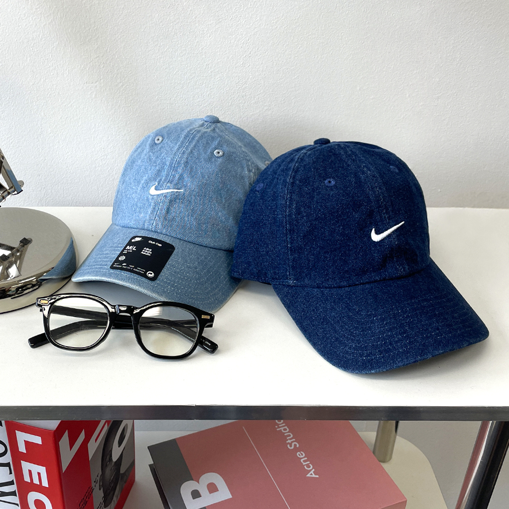나이키 모자 데님 언스트럭처 스톰 썬더 블루 볼캡