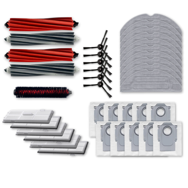 [호환] 로보락 S8 Pro Ultra 소모품 물걸레 더스트백 필터 브러쉬 12개월 구성품